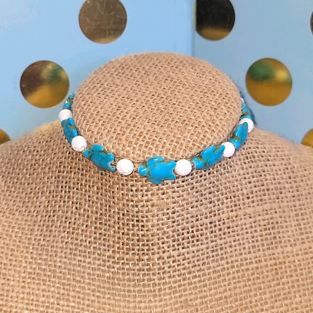 Turquoise Tortoise Aromatherapy Bracelet